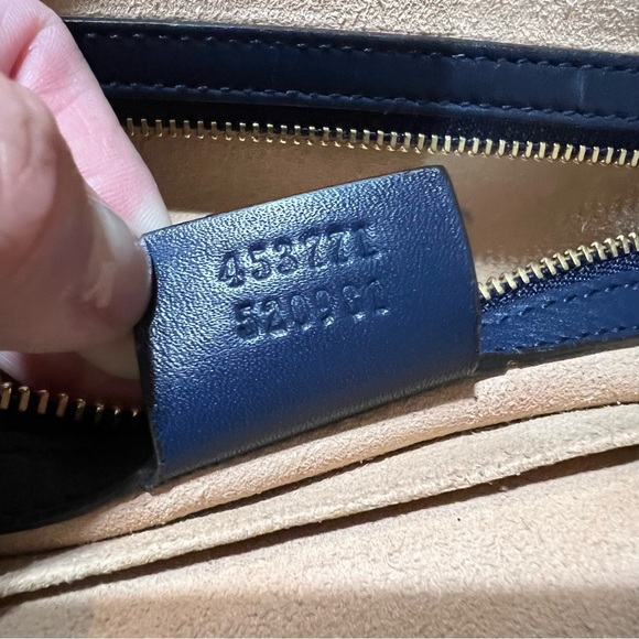 Gucci soft signature tote bag blue pre-owned - Picture 11 of 14